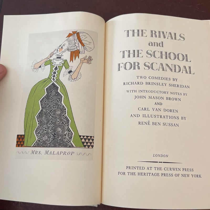 The Rivals & The School For Scandal 