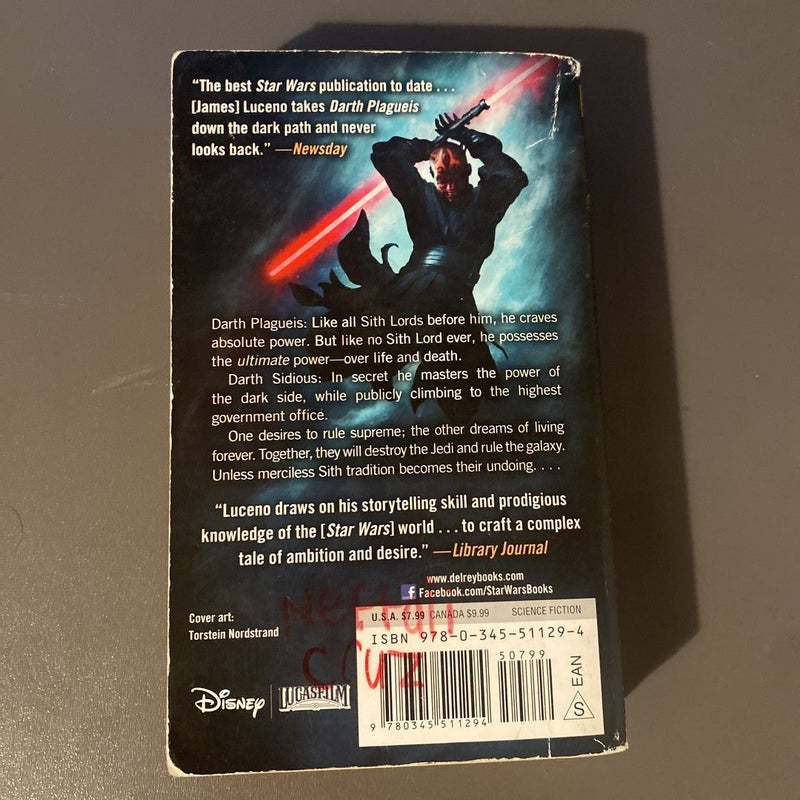Darth Plagueis: Star Wars Legends