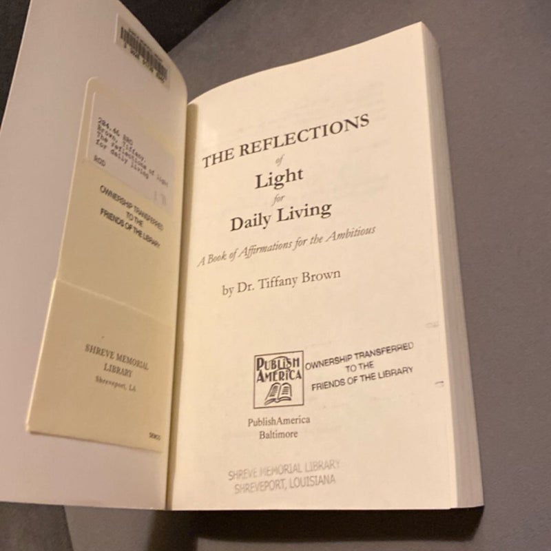 The Reflections of Light for Daily Living