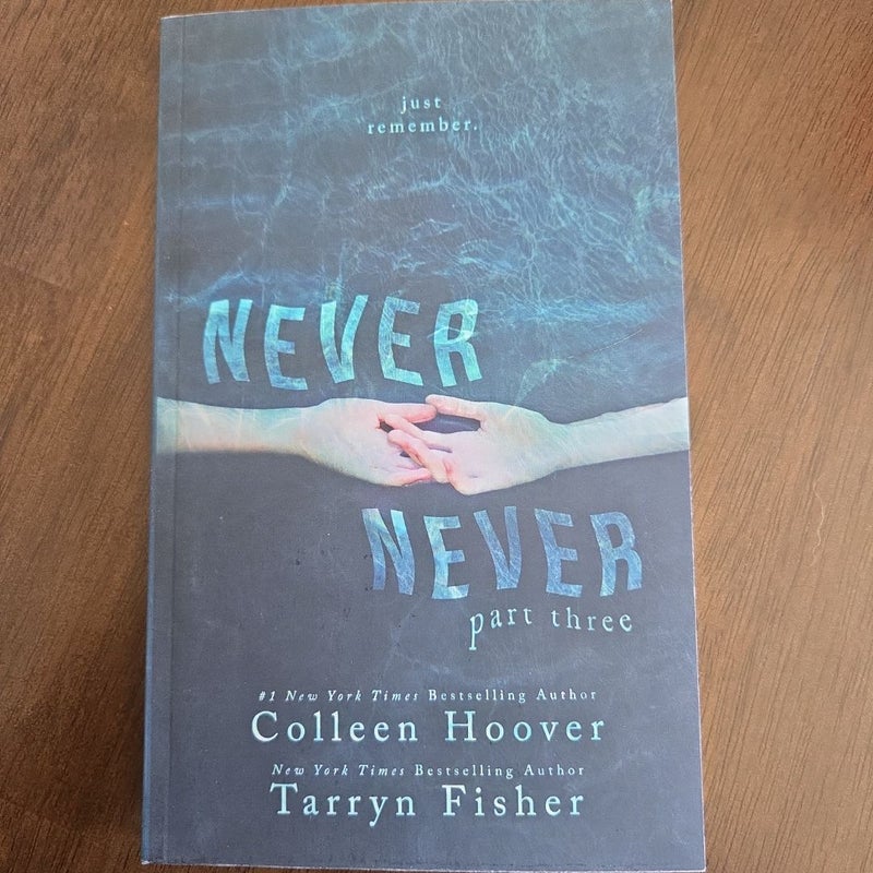 Never Never (signed first edition) Part Three