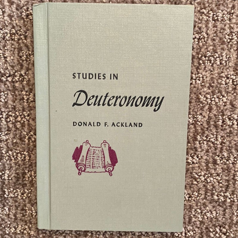 Studies in Deuteronomy