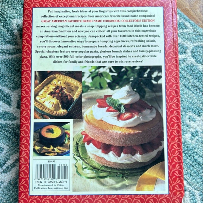 Great American Favorite Brand Name Cookbook