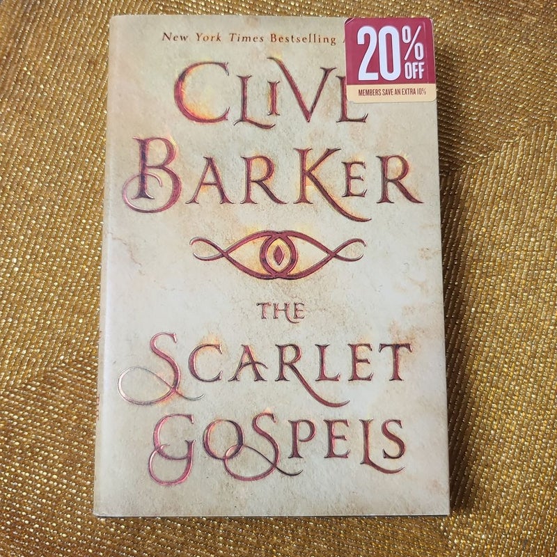 The Scarlet Gospels by Clive Barker Hardcover Pangobooks