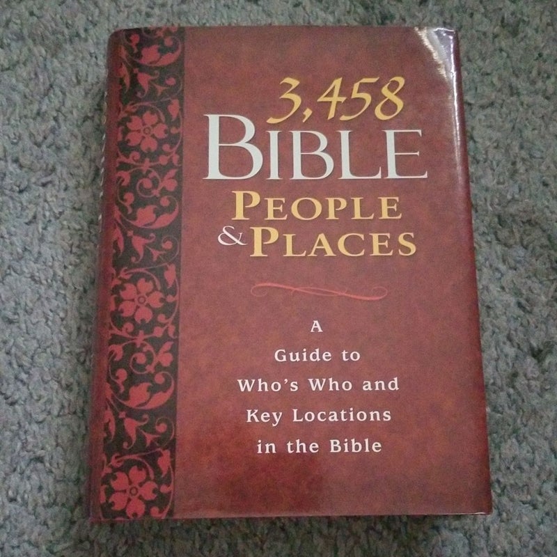 3458 Bible People and Places