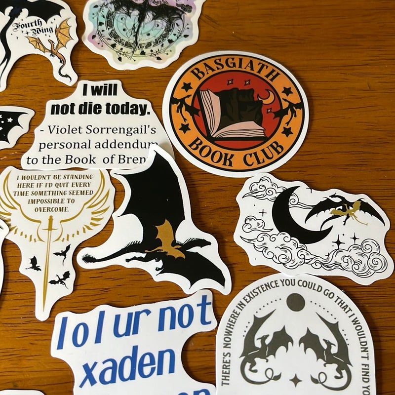 Fourth Wing Stickers 3