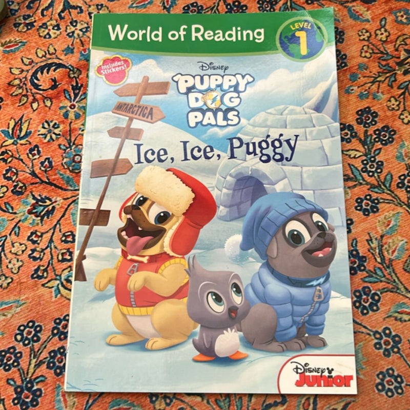 World of Reading: Puppy Dog Pals Ice, Ice, Puggy (Level 1 Reader)
