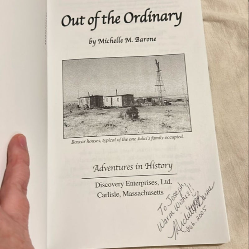 Out of the Ordinary *Signed*