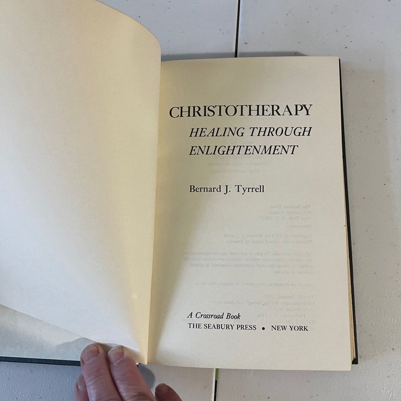 Christotherapy: healing through enlightenment 