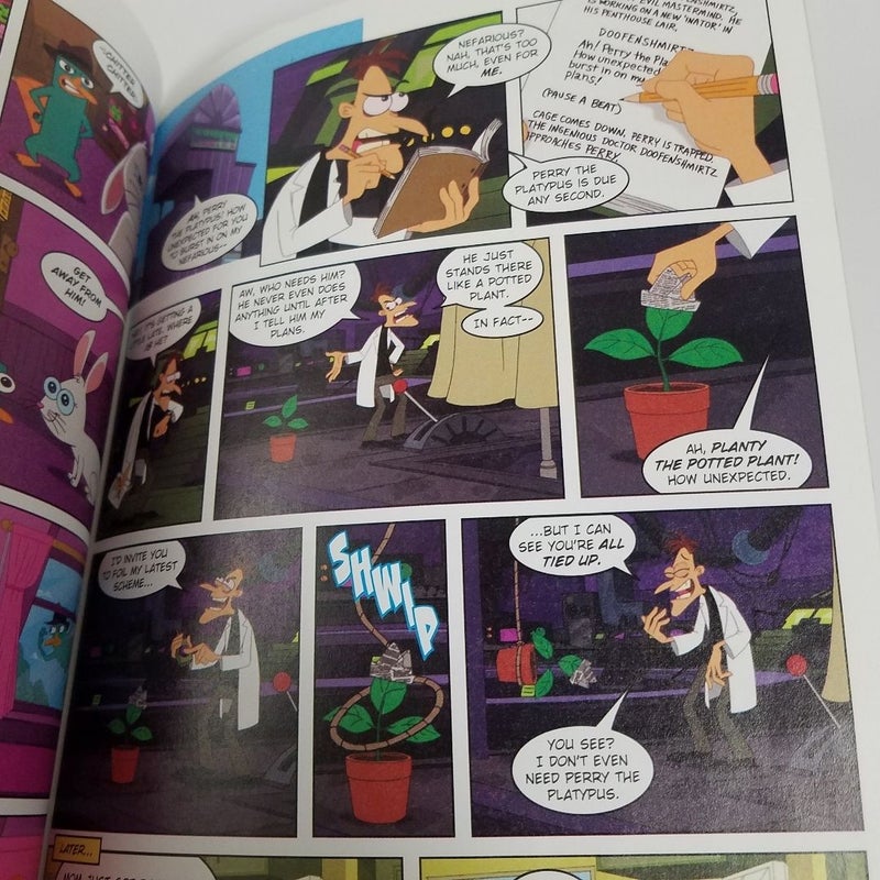 Hey, Where's Perry? (Phineas and Ferb Comic Reader, book 3)