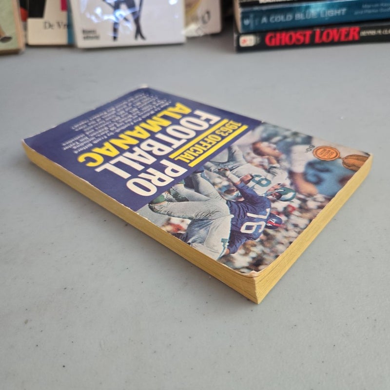 1963 Official Pro Football Almanac