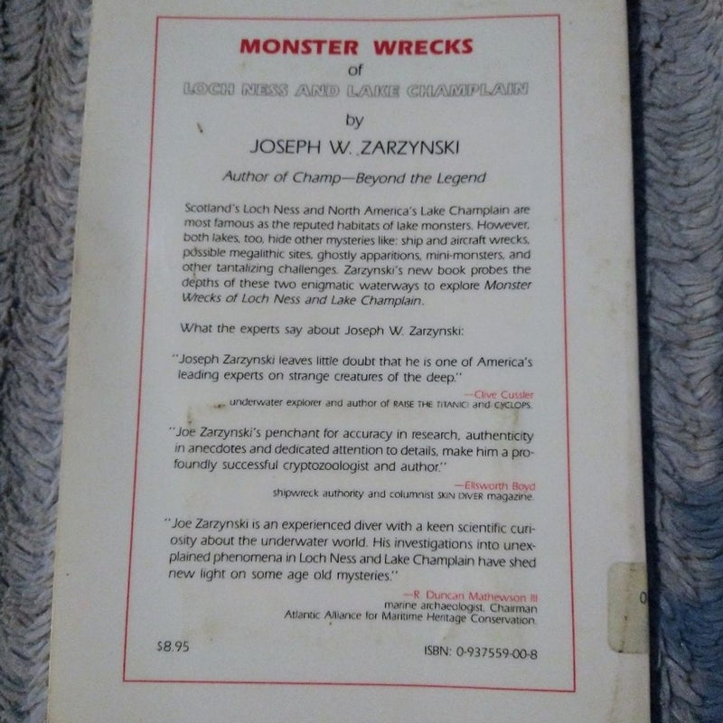Monster Wrecks of Loch Ness and Lake Chaplain - Signed Copy