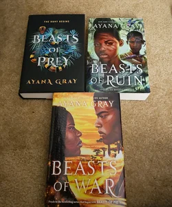 Beasts of Prey Trilogy - Signed First Book