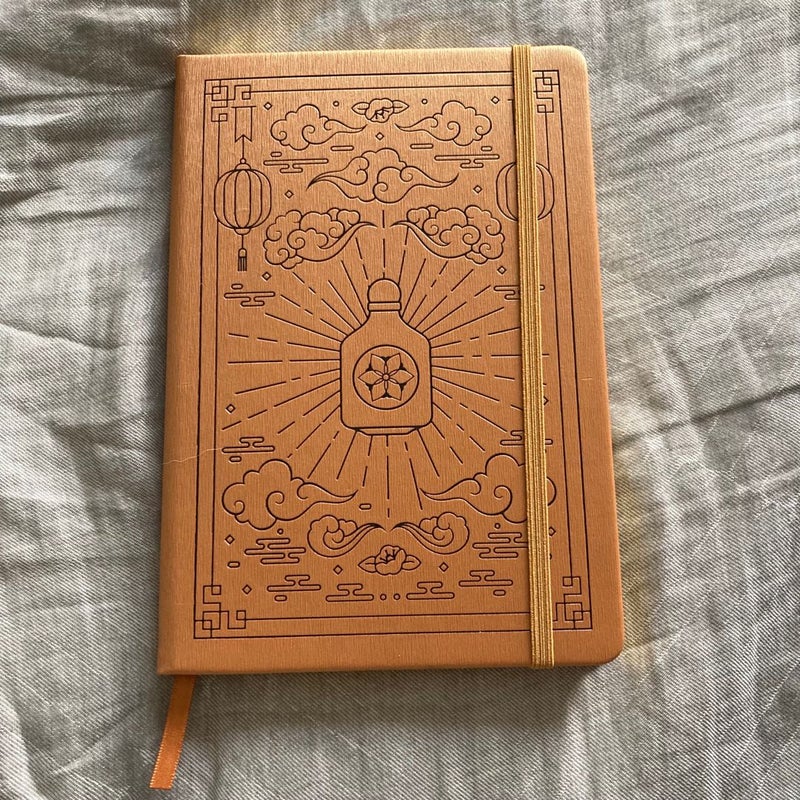 Fairyloot Gods inspired notebook
