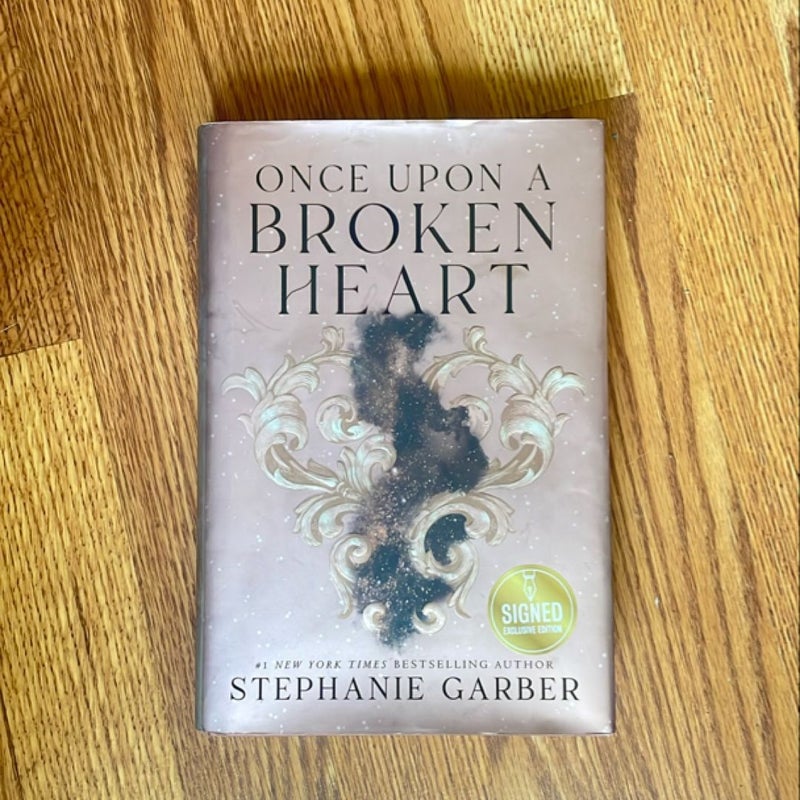 Once Upon a Broken Heart SIGNED EXCLUSIVE EDITION BARNES AND NOBLE 