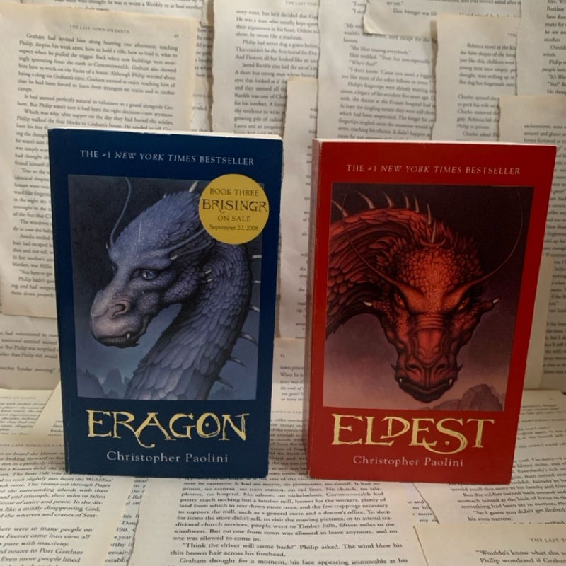 Erago and Eldest by Christopher Paolini