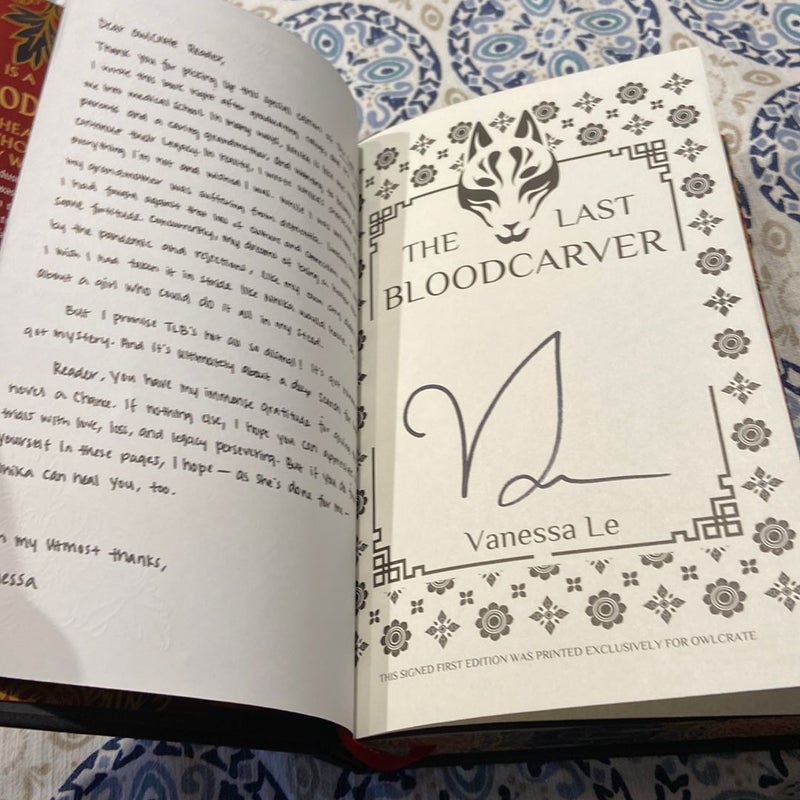 The Last Bloodcarver (OwlCrate)