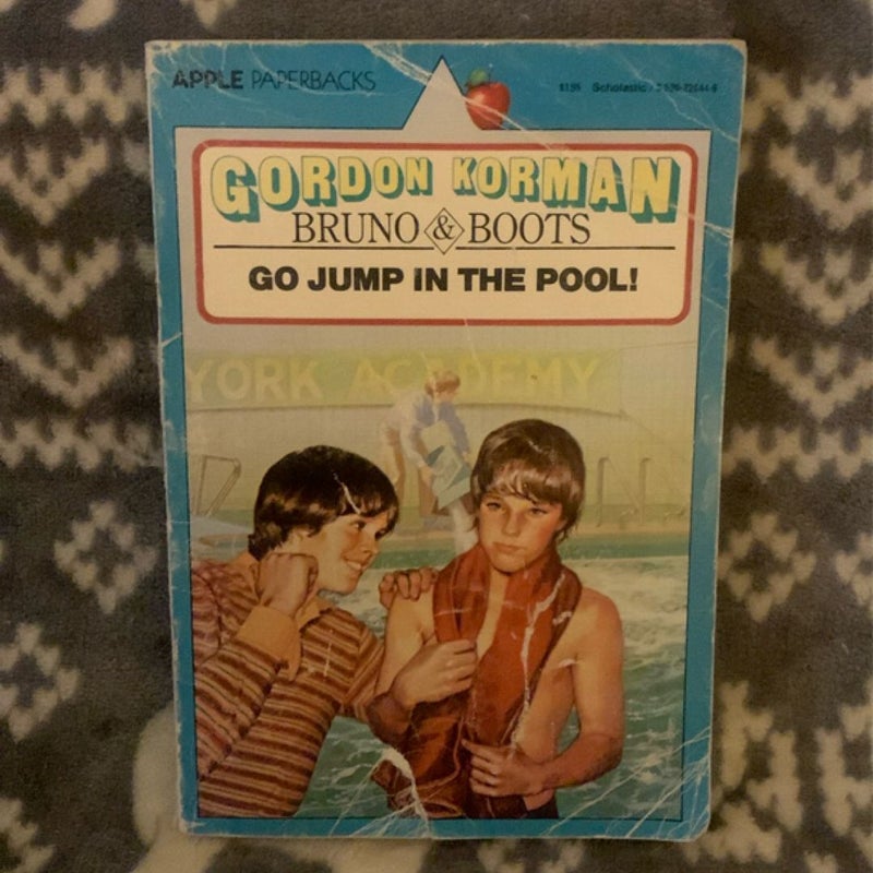 Vintage 1979 Bruno & Boots Go Jump in the Pool! Paperback Book