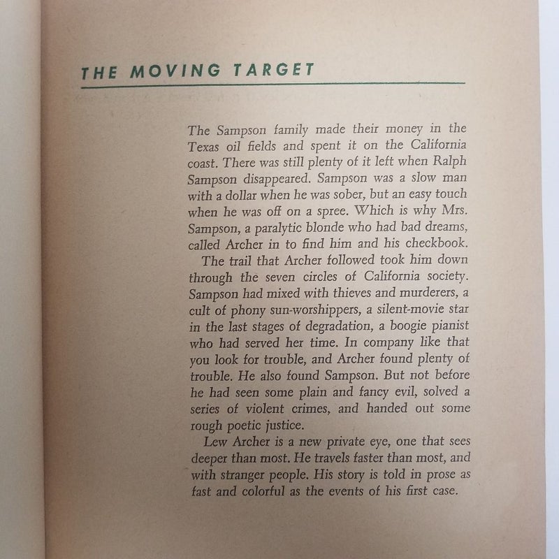 The Moving Target (1949, First Edition)