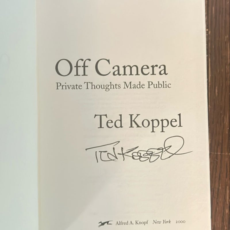 Off Camera (signed)