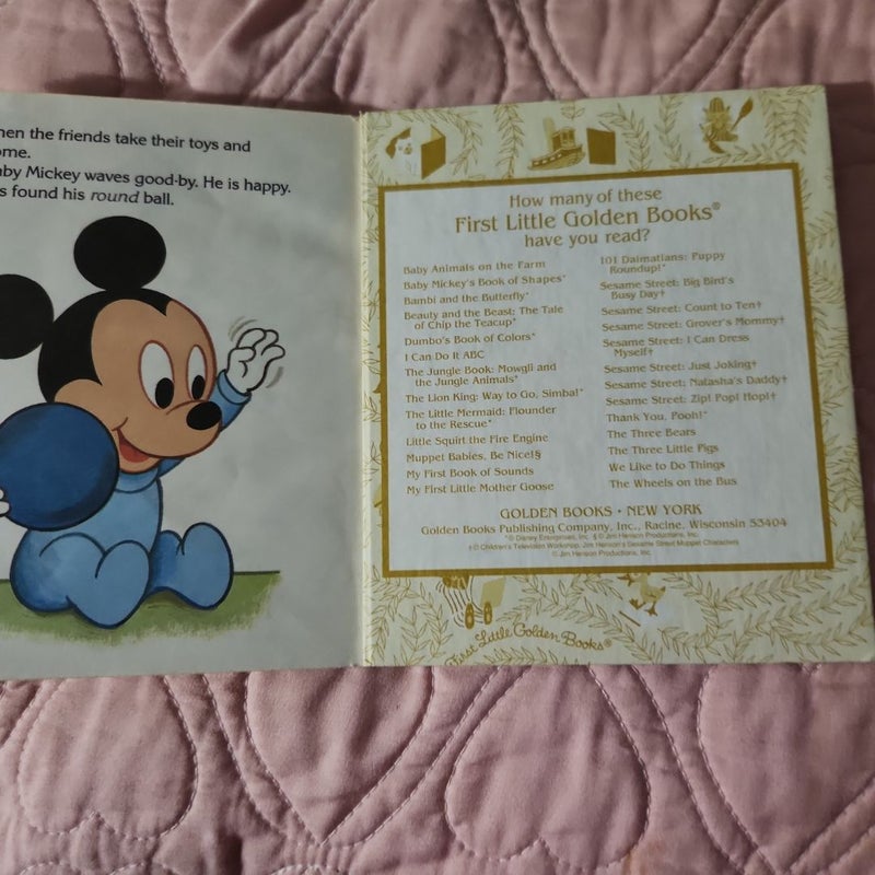 Baby Mickey's Book of Shapes