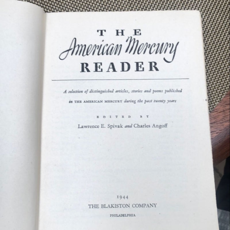 The American Mercury Reader