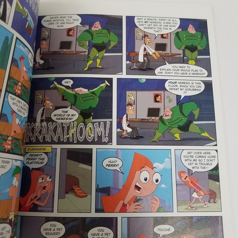 Hey, Where's Perry? (Phineas and Ferb Comic Reader, book 3)