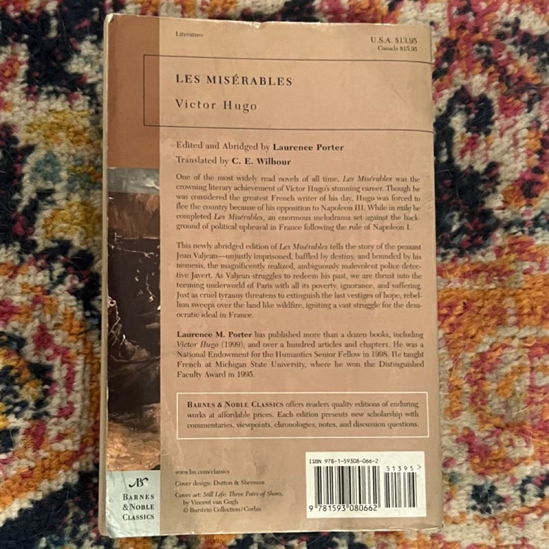 Les Miserables (Barnes & Noble Classics) - Paperback By Hugo, Victor