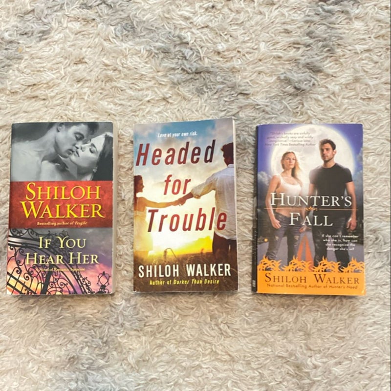 Lot of 3 books by Shiloh Walker