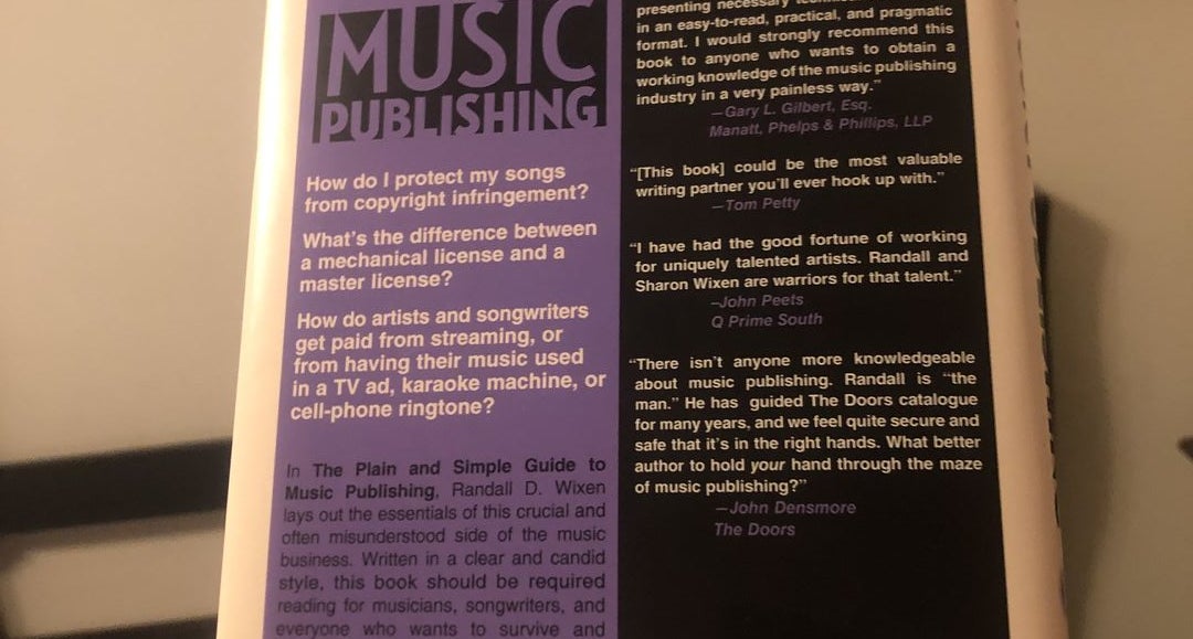 The Plain and Simple Guide to Music Publishing - 4th Edition, by 