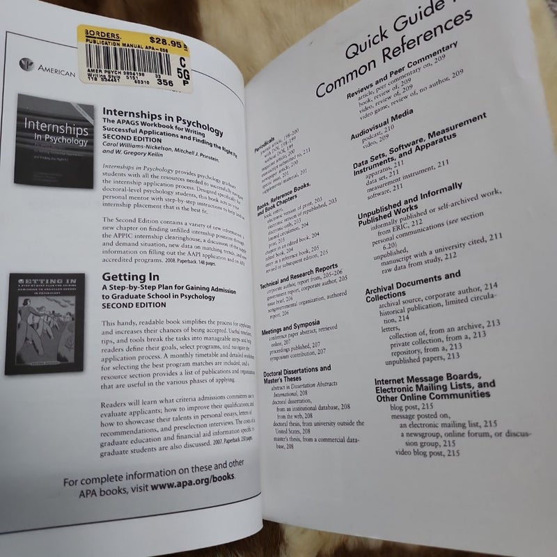 Publication Manual of the American Psychological Association