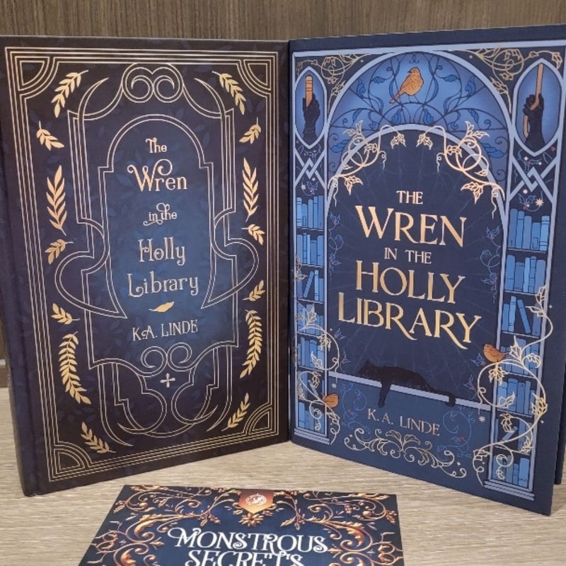 Wren in the Holly Library 