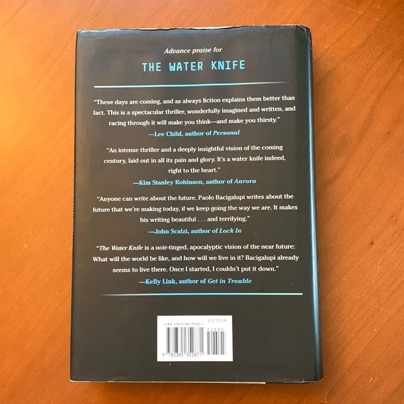 The Water Knife - Signed First Edition