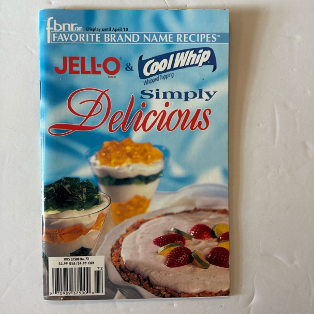 Jell-O & Cool Whip Simply Delicious  (1844)