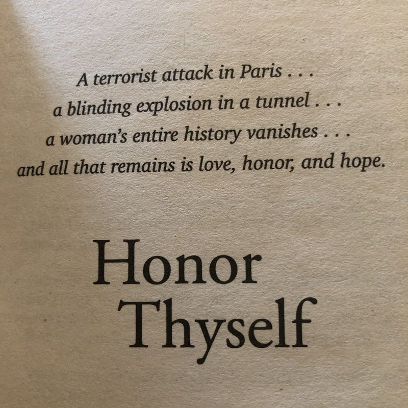 Honor Thyself