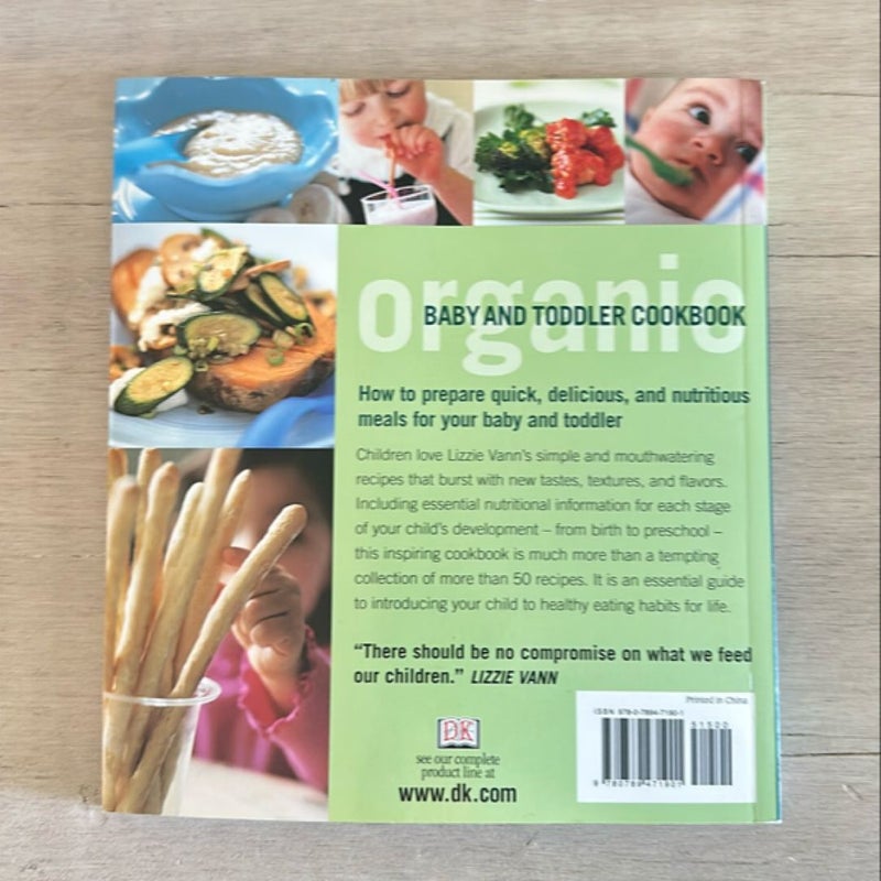 Organic Baby and Toddler Cookbook