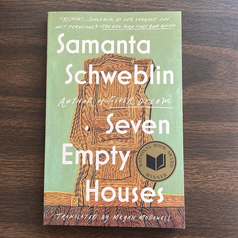 Seven Empty Houses (National Book Award Winner)