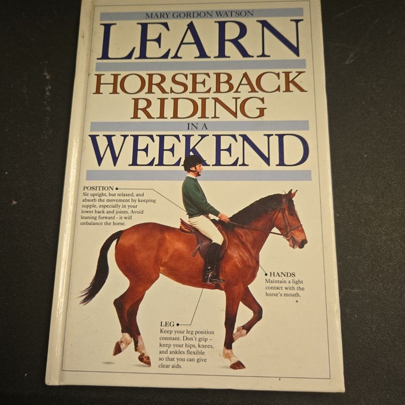 Learn Horseback Riding in a Weekend