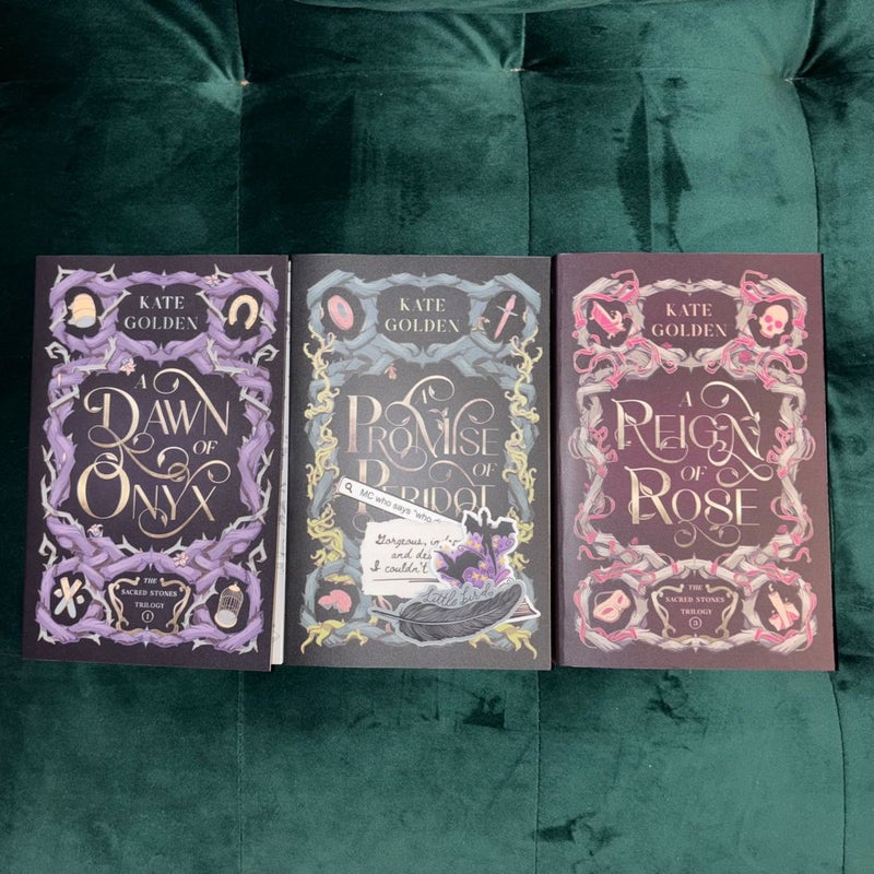 A Dawn of Onyx, A Promise of Peridot, & A Reign of Roses Probably Smut Special Editions