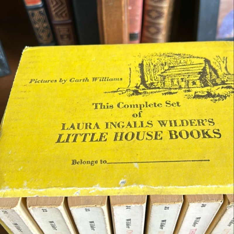 The complete set of little house books