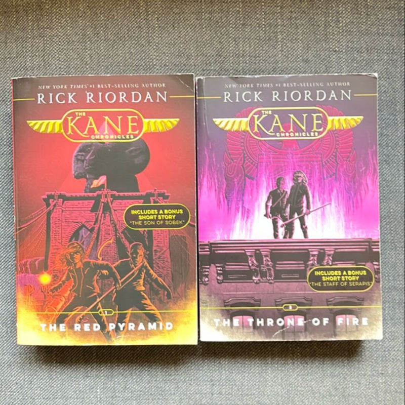 Kane Chronicles, The Red Pyramid & The Throne Of Fire