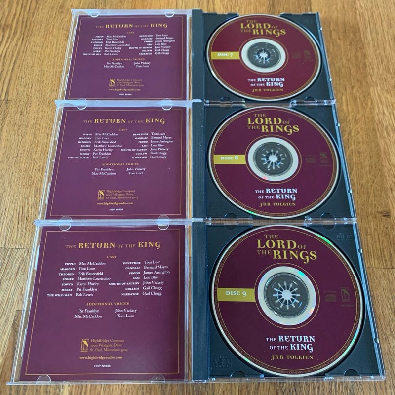 Lord of the Rings CD Audiobook Dramatized Trilogy