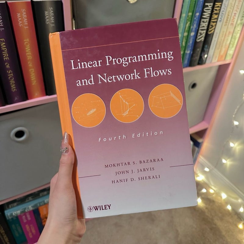 Linear Programming and Network Flows Hardcover Unused