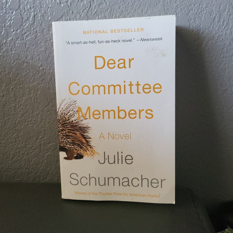Dear Committee Members