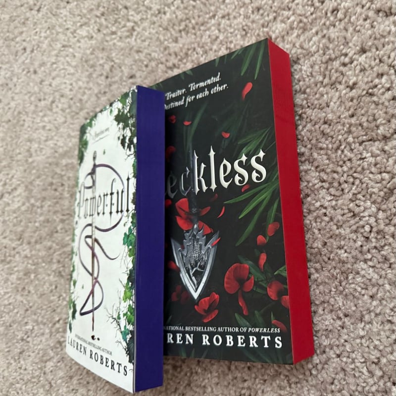 Powerful and Reckless sprayed edges by Lauren Roberts, Paperback ...