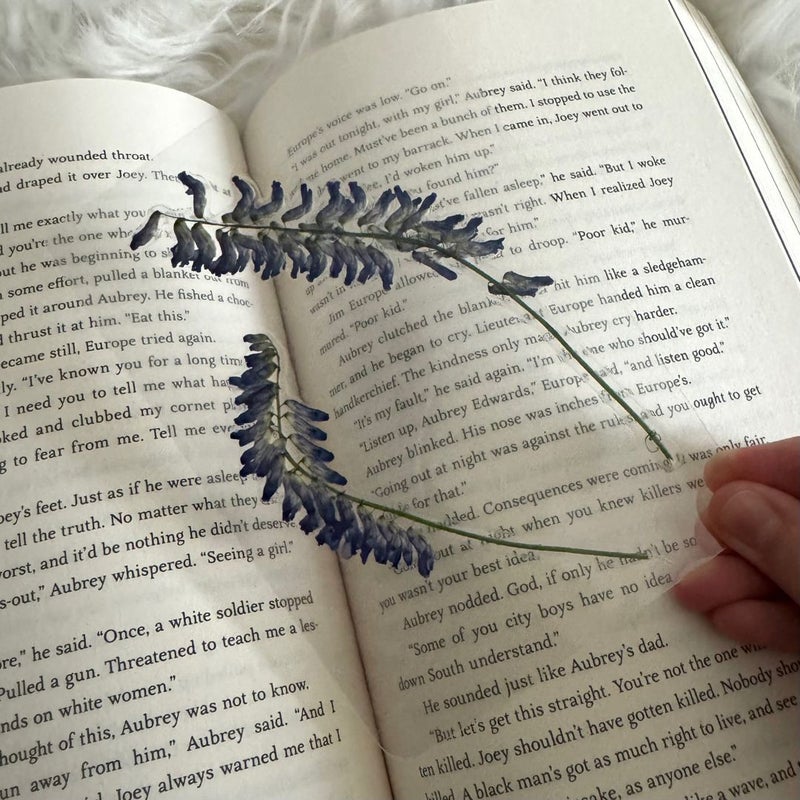 Real Flower Handmade Bookmark