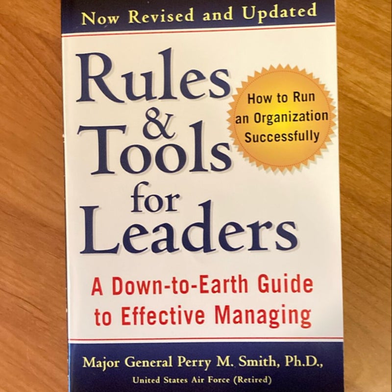 Rules and Tools for Leaders