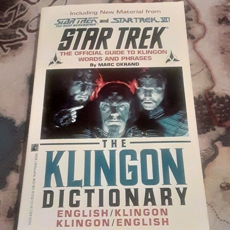 The Klingon Dictionary