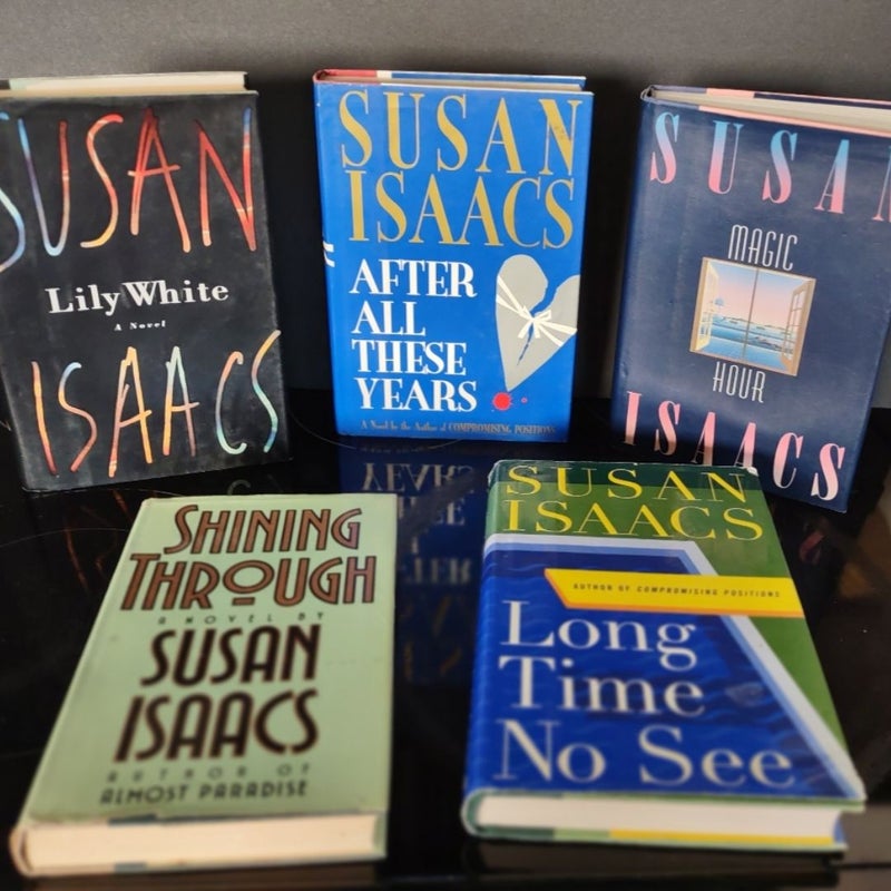 Lot of 5 Susan Isaacs Hardback Books