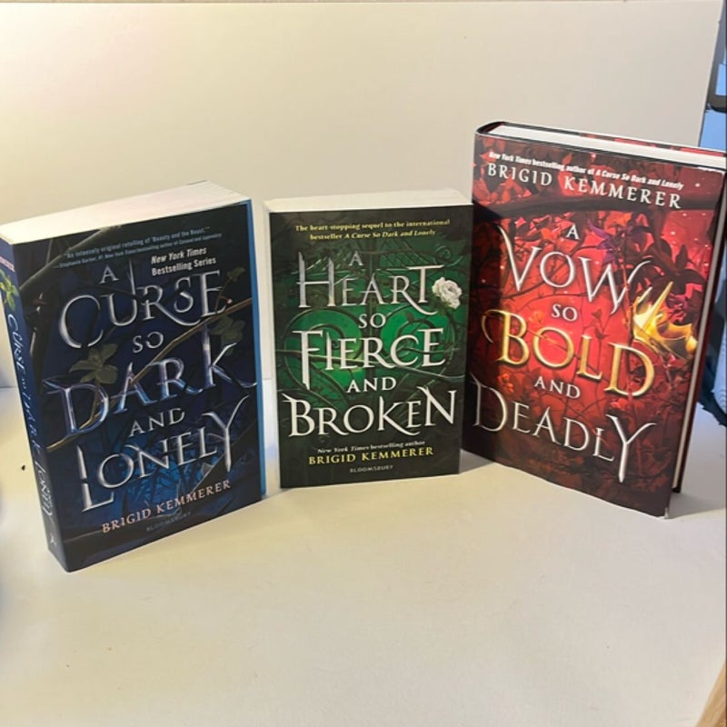 A Curse So Dark and Lonely (Books 1-3- Complete Trilogy)