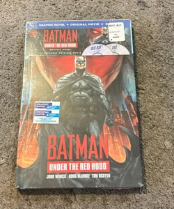 Batman book, DVD, and Blu-ray